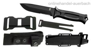 Gerber Strongarm Black Serrated Messer