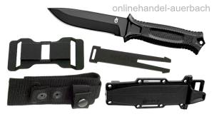 Gerber Strongarm Black Plain Edge Messer